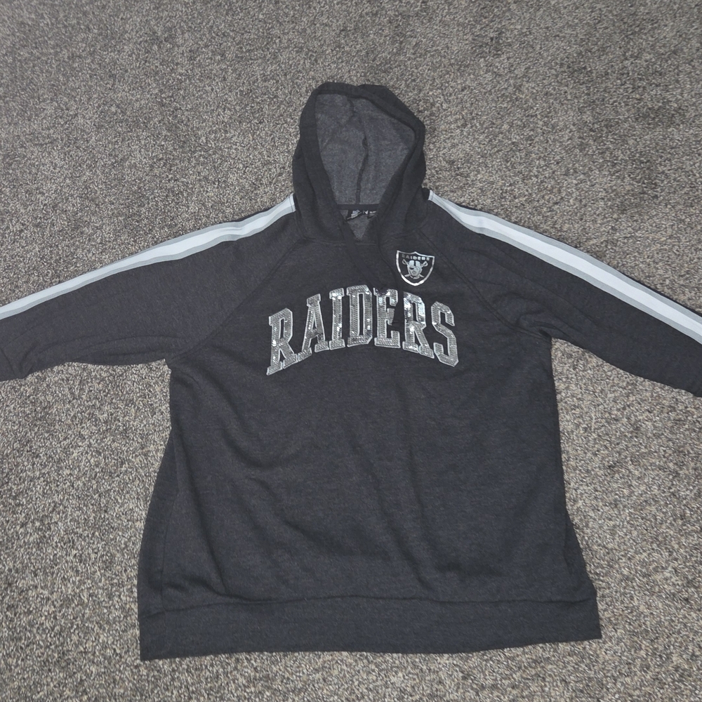 Raiders Black Hoodie Sweater